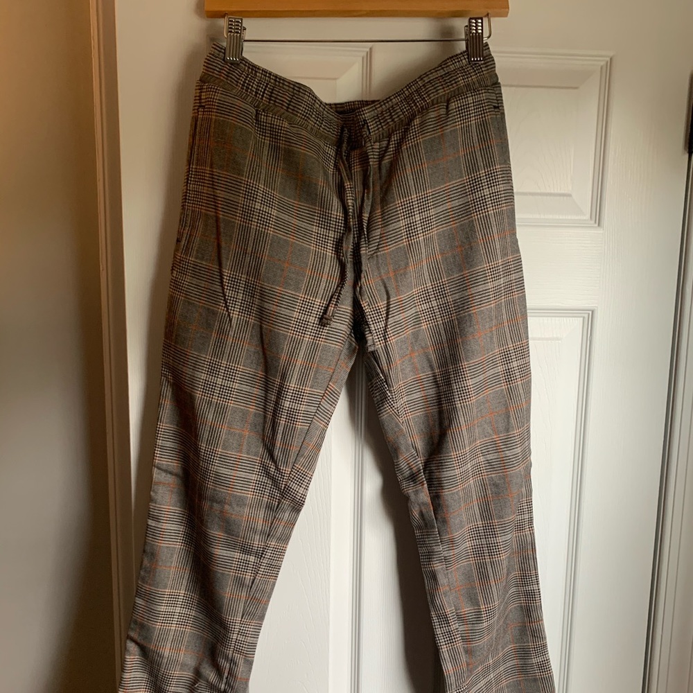 Forever 21 Plaid Drawstring Pants